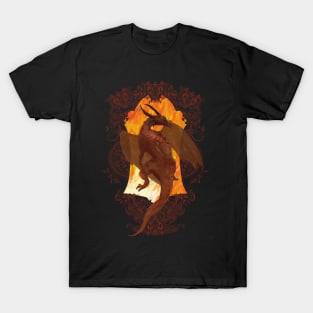 Fire Dragon Border T-Shirt